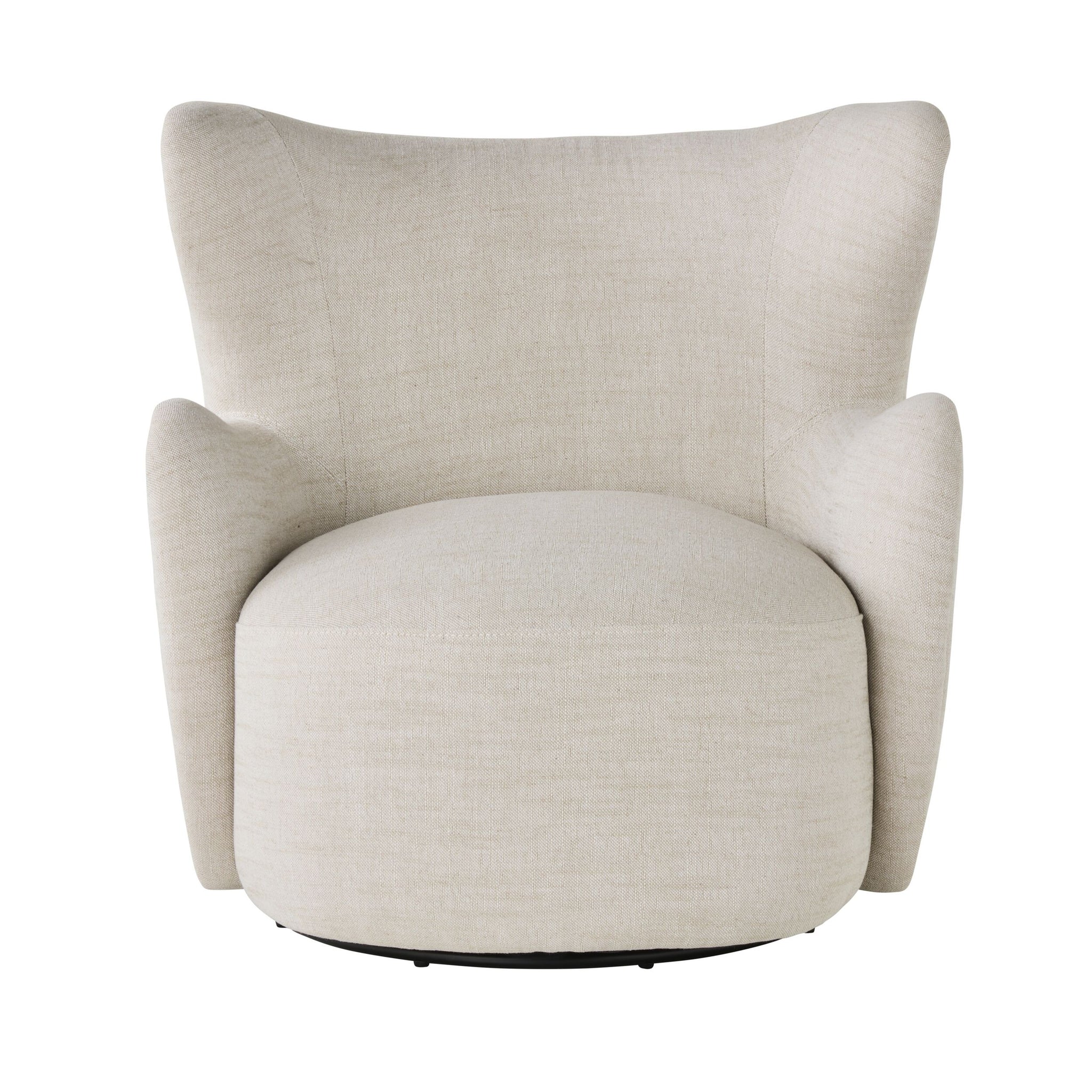 Mara Swivel Chair Natural Weave