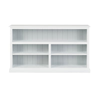 Armand Lowline Bookcase 90 x 155cm White