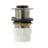 Camden Pop Up Waste Universal 32/40 x 80mm No Overflow Brushed Nickel