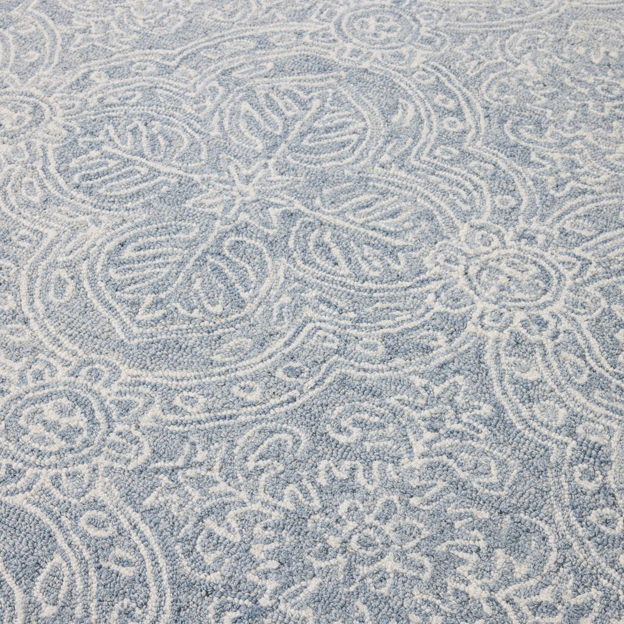 Henna Handtufed NZ Wool Rug 150x240cm