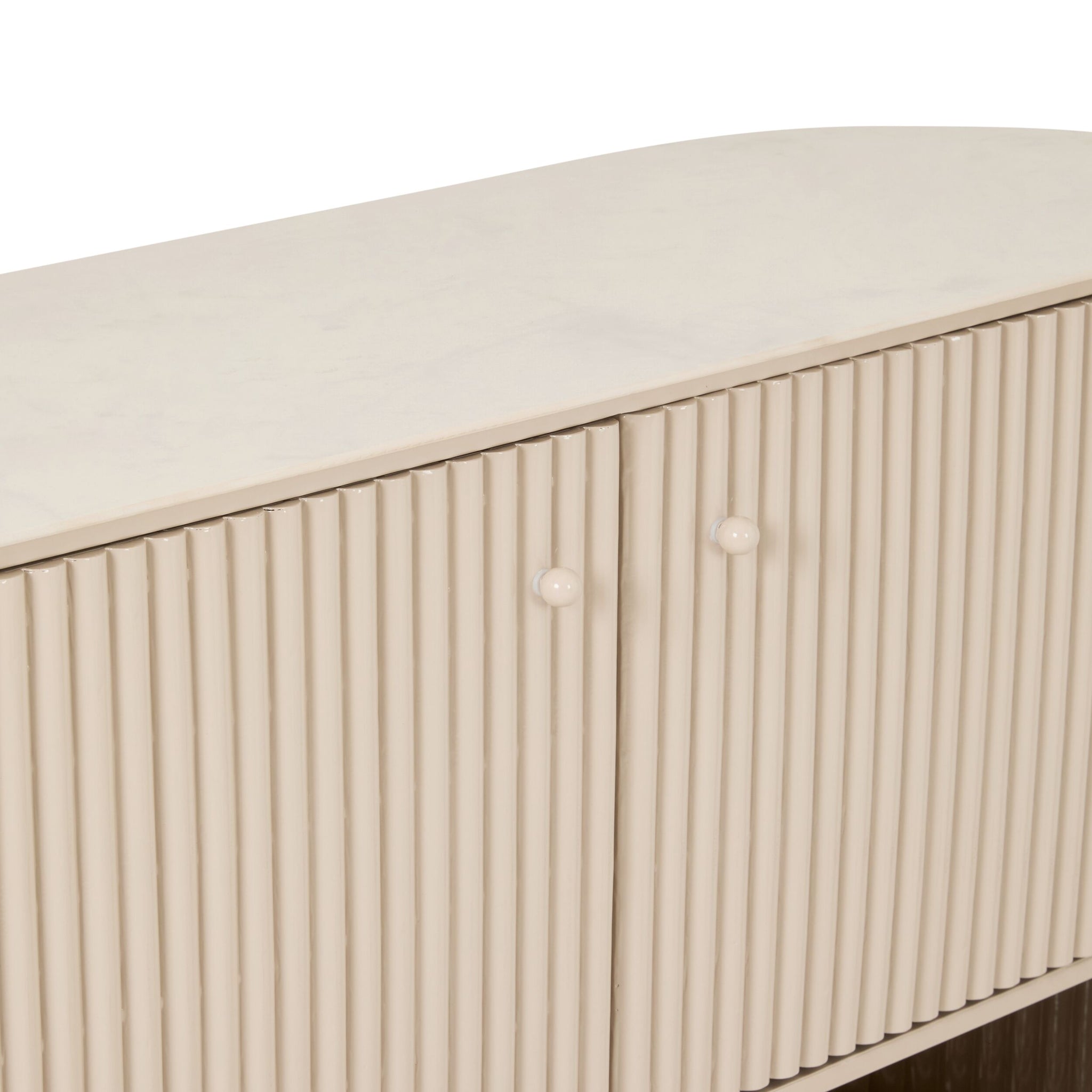 Ripple Kitchen Island Bench Taupe