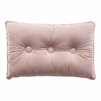 Midnight Max Rose Decorative Button Cushion 40x60cm