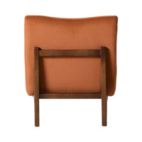 Lenne Occasional Chair Velvet Burnt Orange