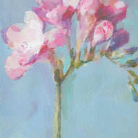 Modern Freesia Framed Print 40x60cm