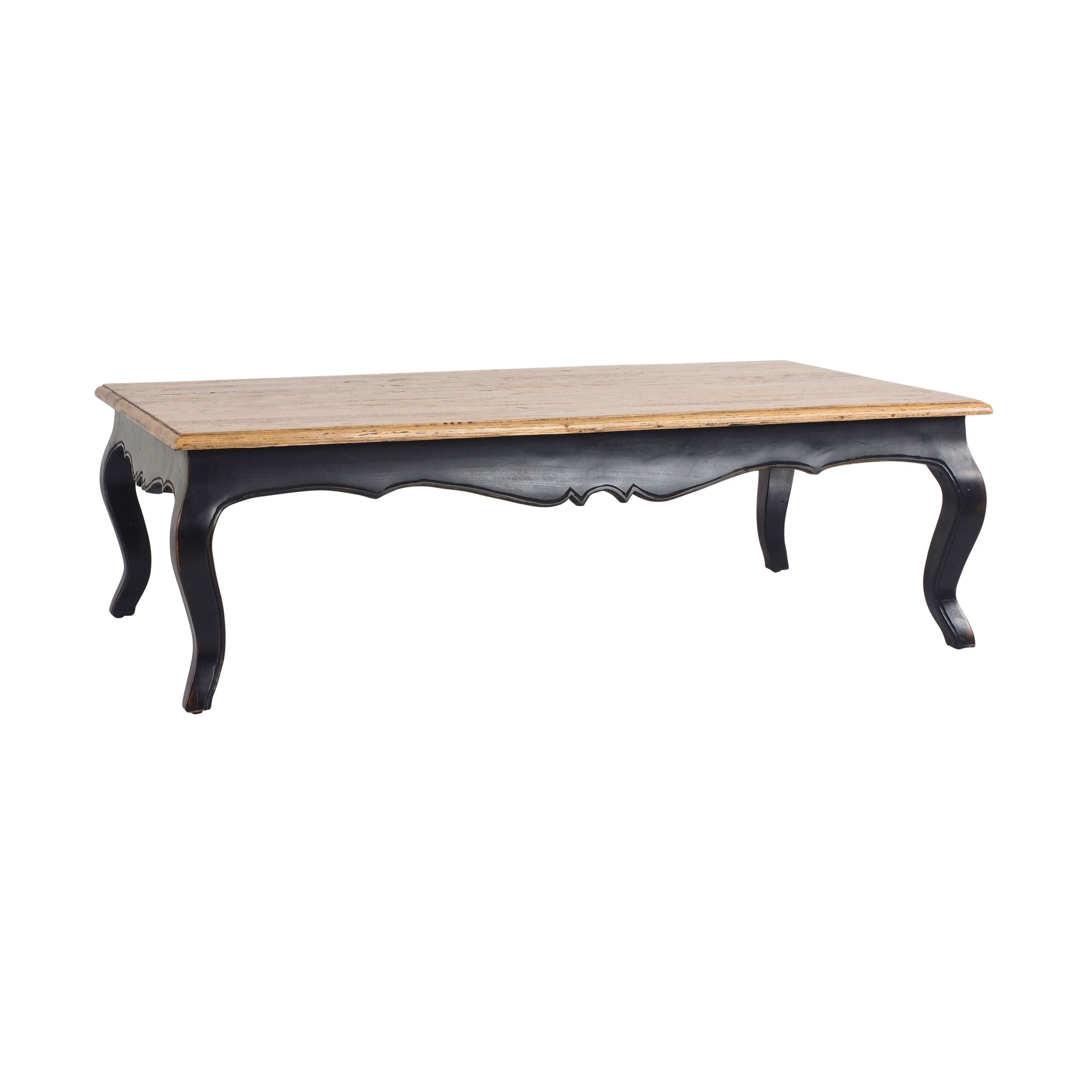 Provincial Oak Coffee Table Black