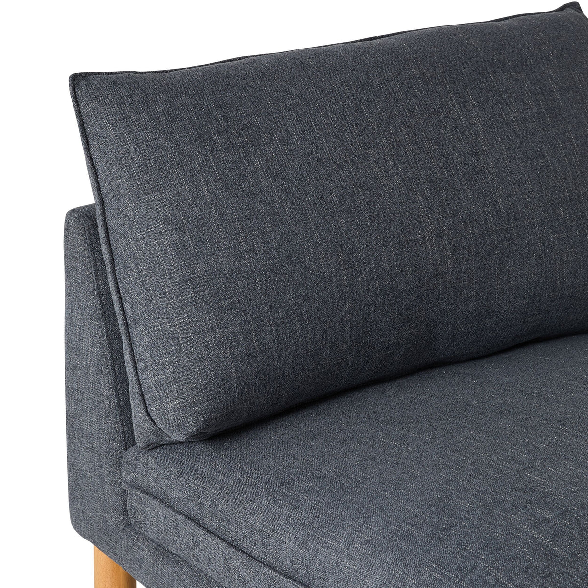 Whitehaven Armless Modular Chair Atlantic Blue