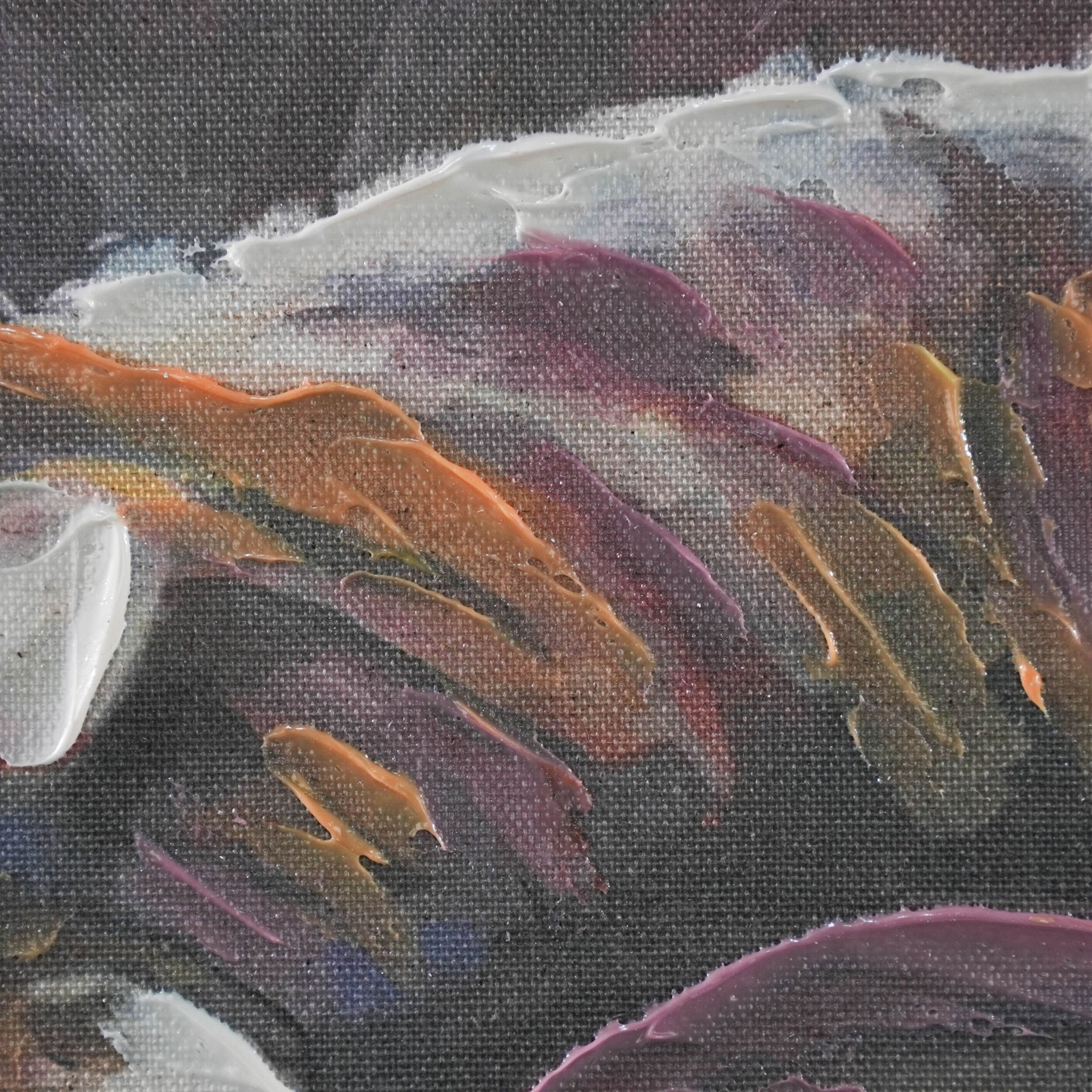 Couch Companions Tabby Cat Framed Textured Print 40x30cm