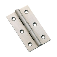 3123 Cabinet Hinge Fixed Pin Satin Chrome H63xW35mm