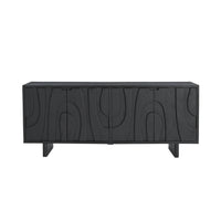 Sami 4 Door Sideboard Black