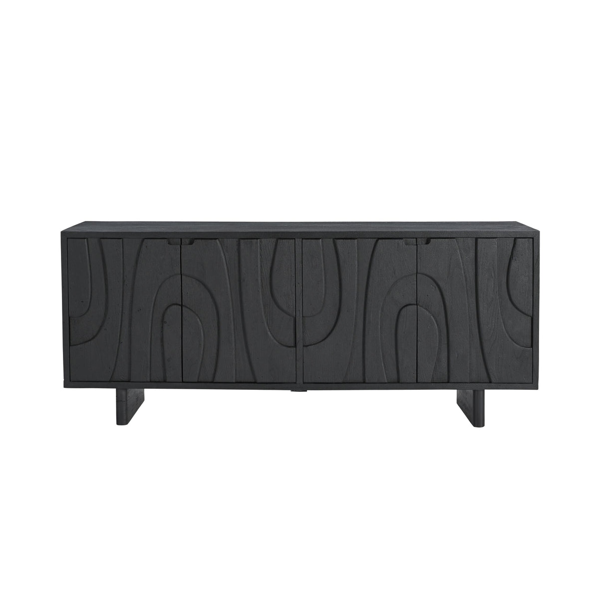 Sami 4 Door Sideboard Black