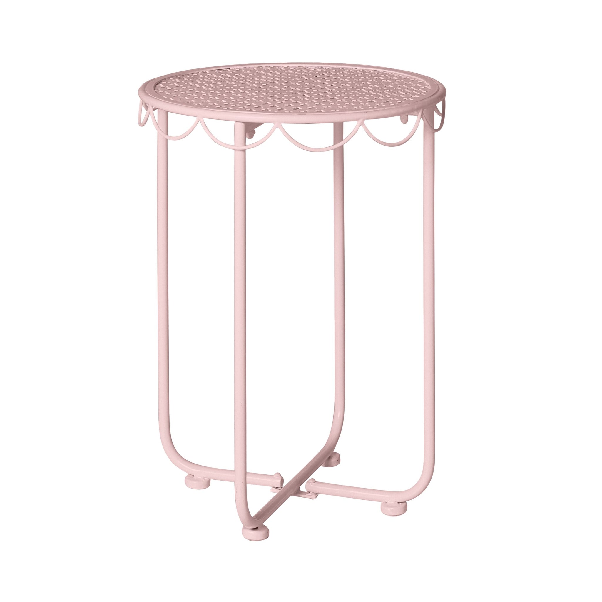 Bonnie Side Table 38cm Rose Pink