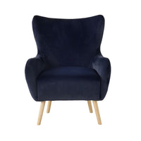 Amira Occasional Chair Velvet Indigo