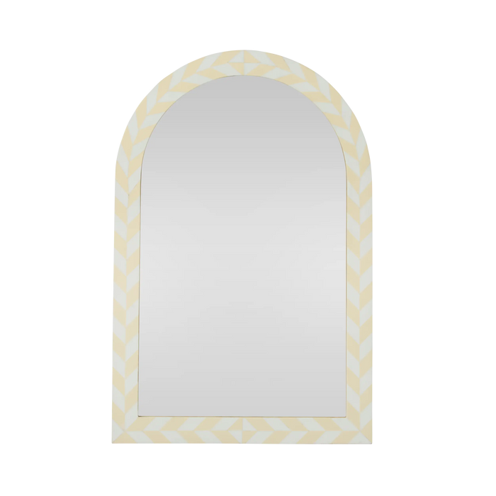 Paloma Arched Resin Inlay Mirror Sunbaked