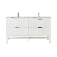 Lennox Double Vanity White 1550mm