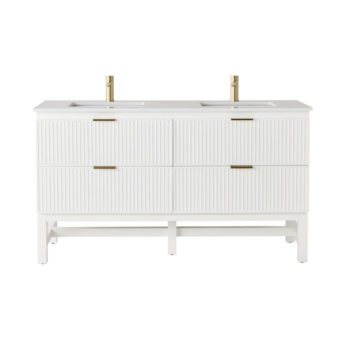 Lennox Double Vanity White 1550mm