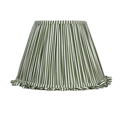 Colette Pleated Tapered Shade Green25cm
