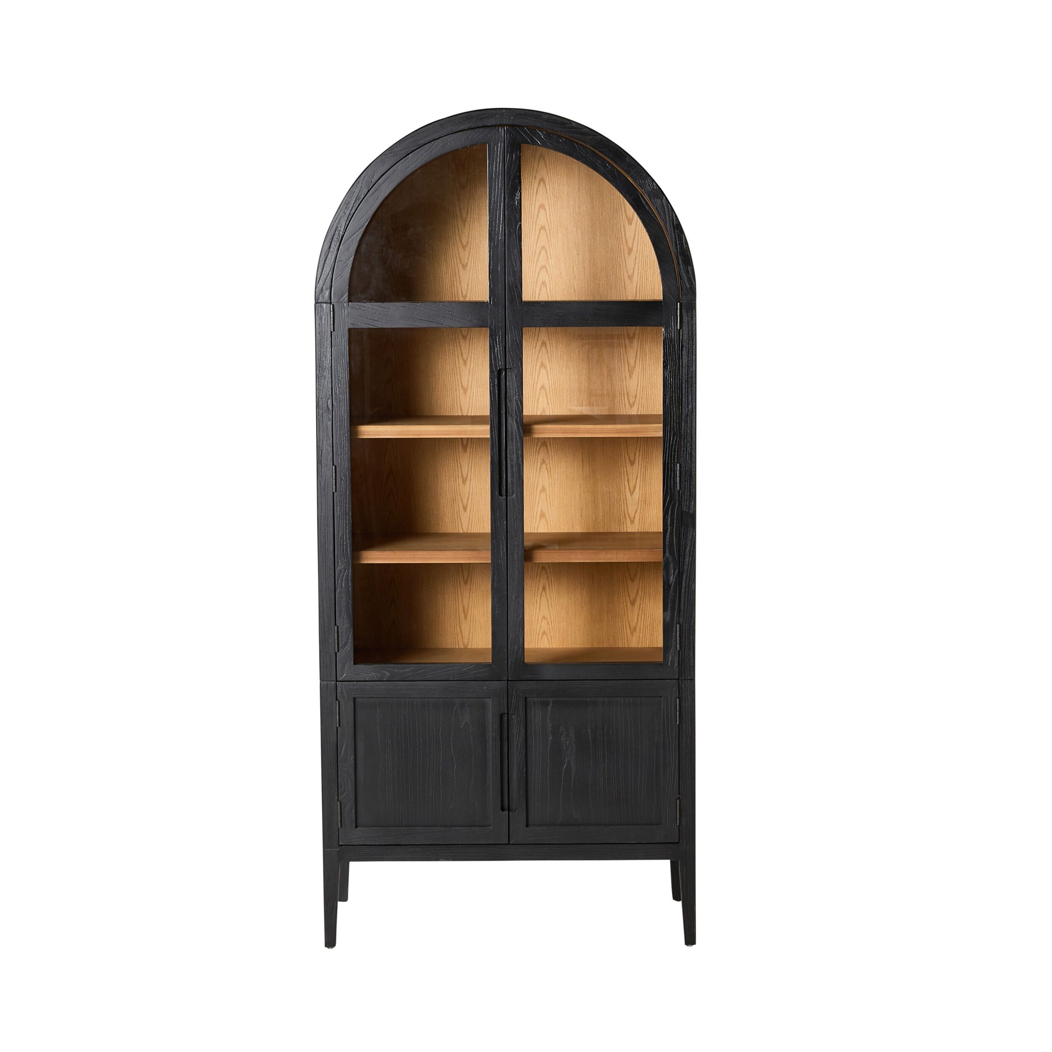 Serene Curved Two Door Display Cabinet