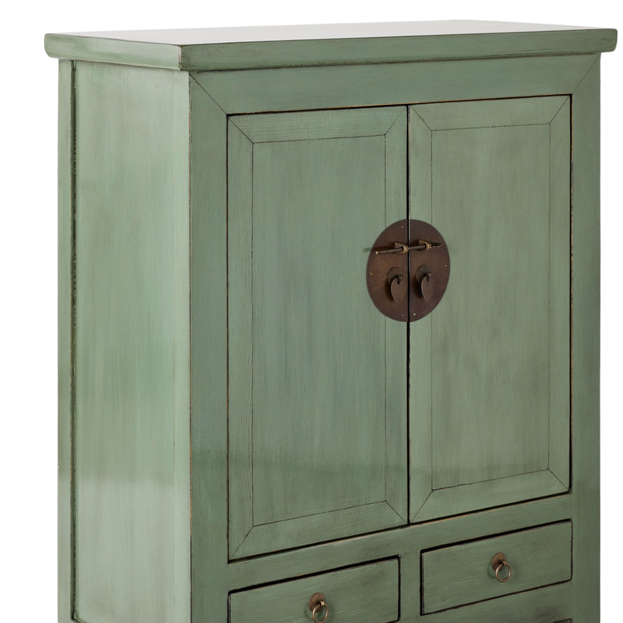 Sansha 2 Door & 2 Drawer Sideboard Sage Green