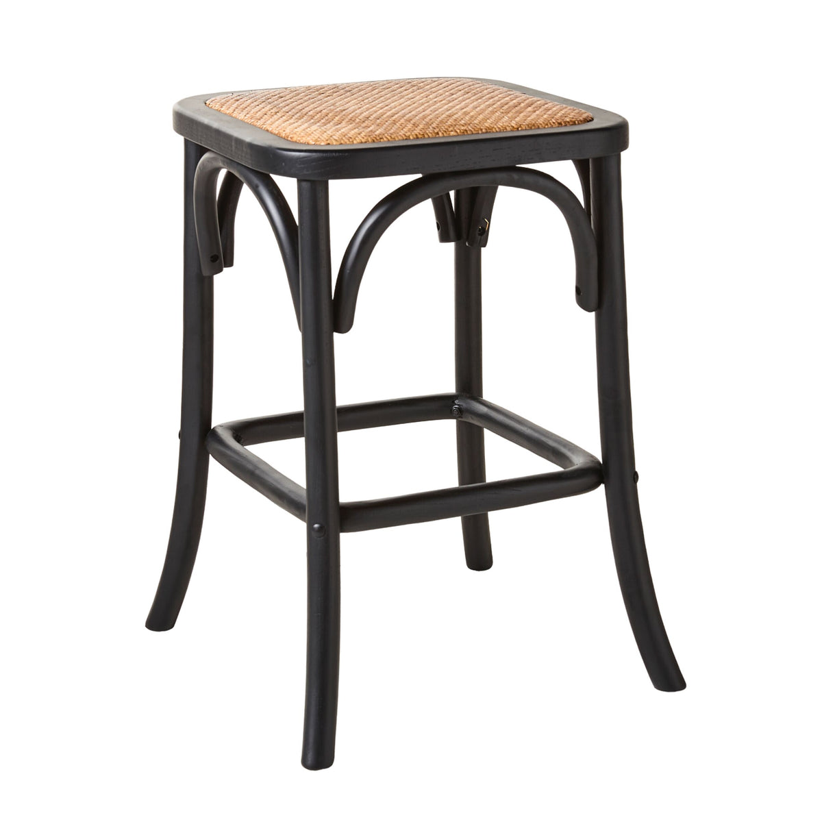 Bastion Backless Bar Stool Black Early Settler AU