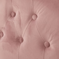 Amira Occasional Chair Velvet Rose Pink