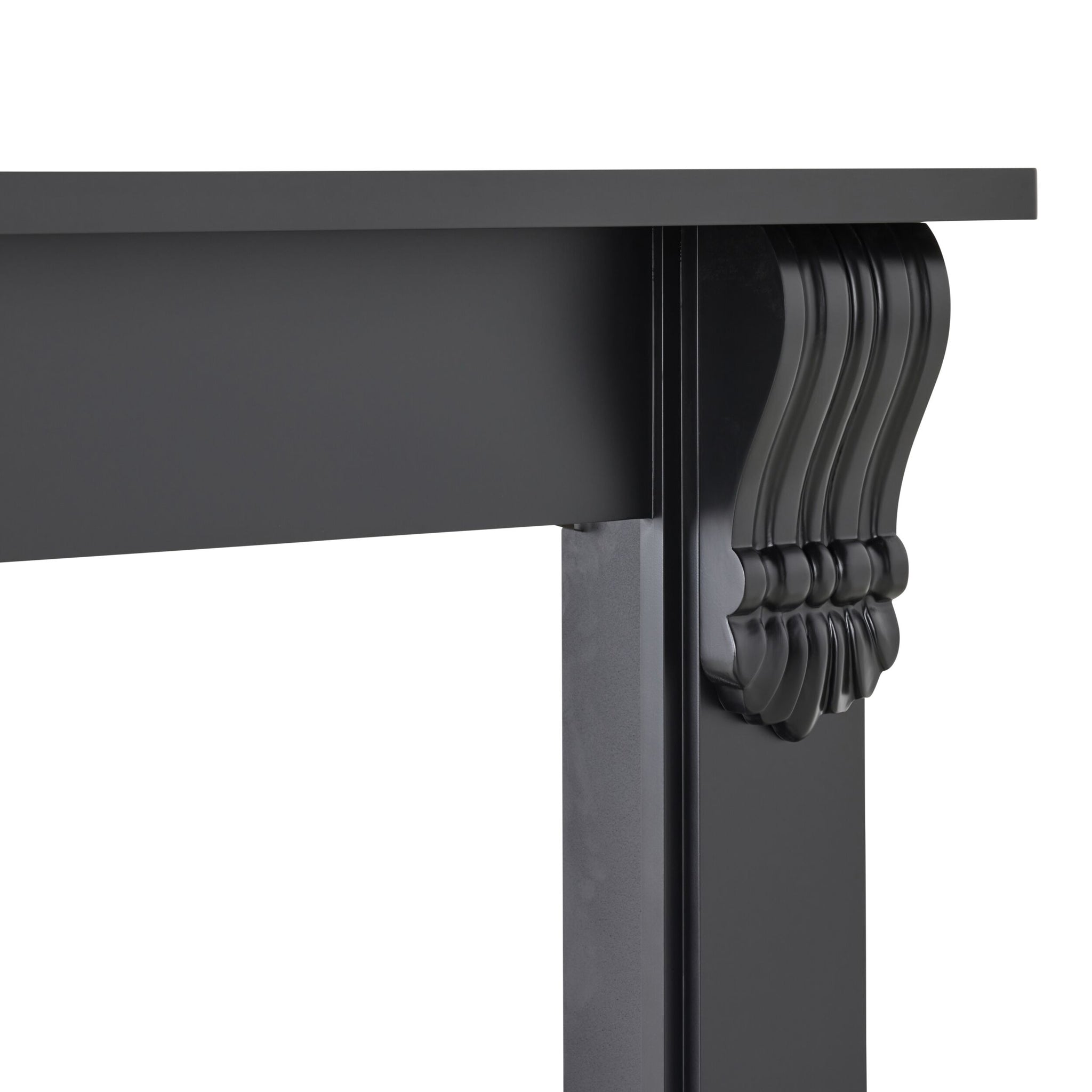 Belford Freestanding Mantel Black 126cm