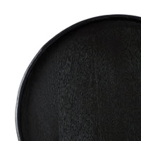 Ink Round Side Table Black