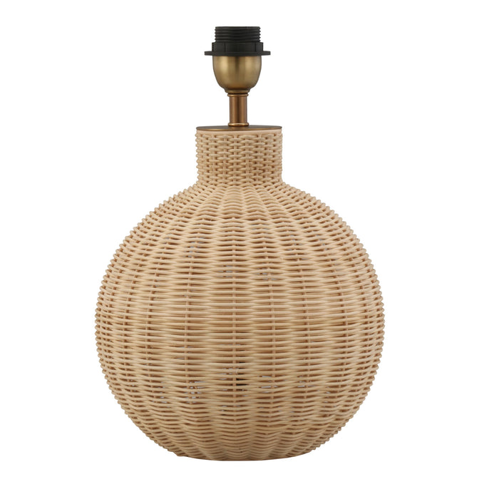 Marina Rattan Table Lamp Base 26x26x28cm