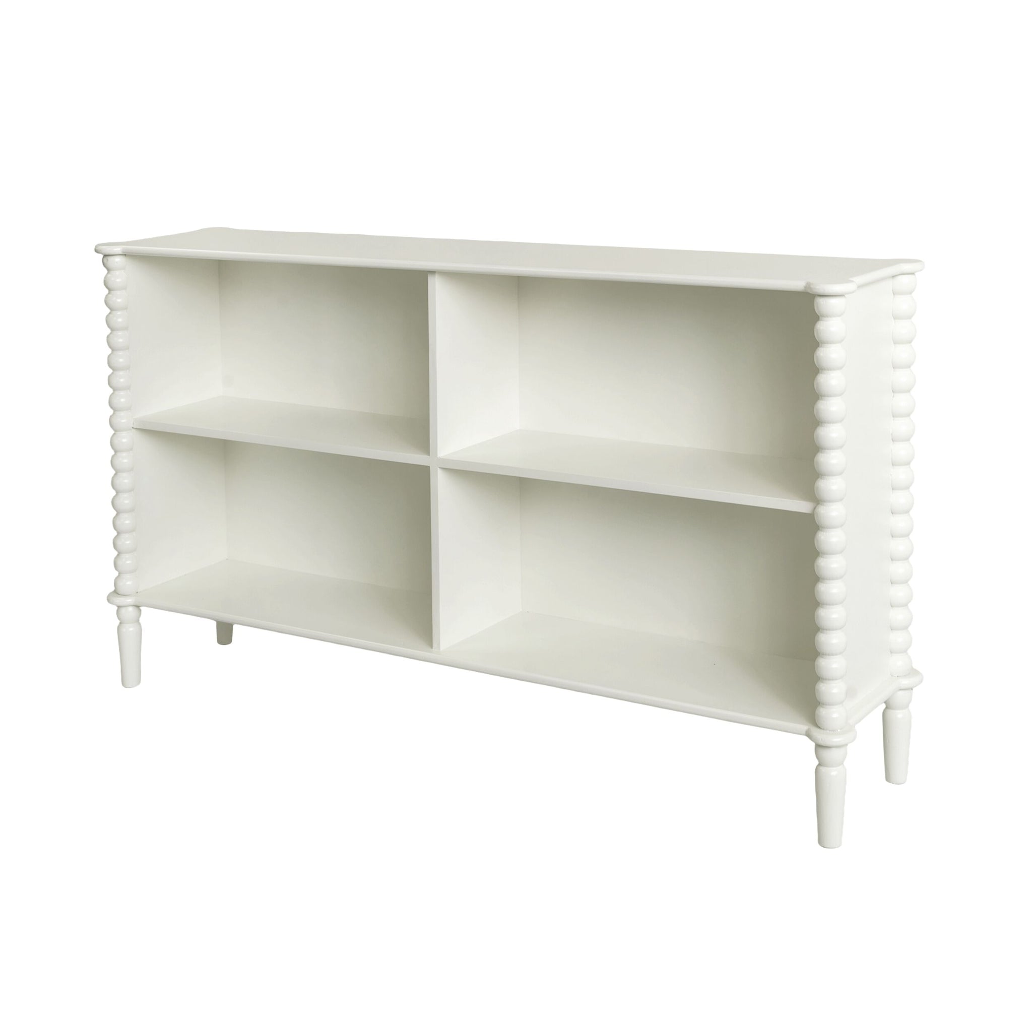 Maisie Low Bookcase White