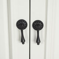 Rosette Granite Top Double Vanity White 1550mm