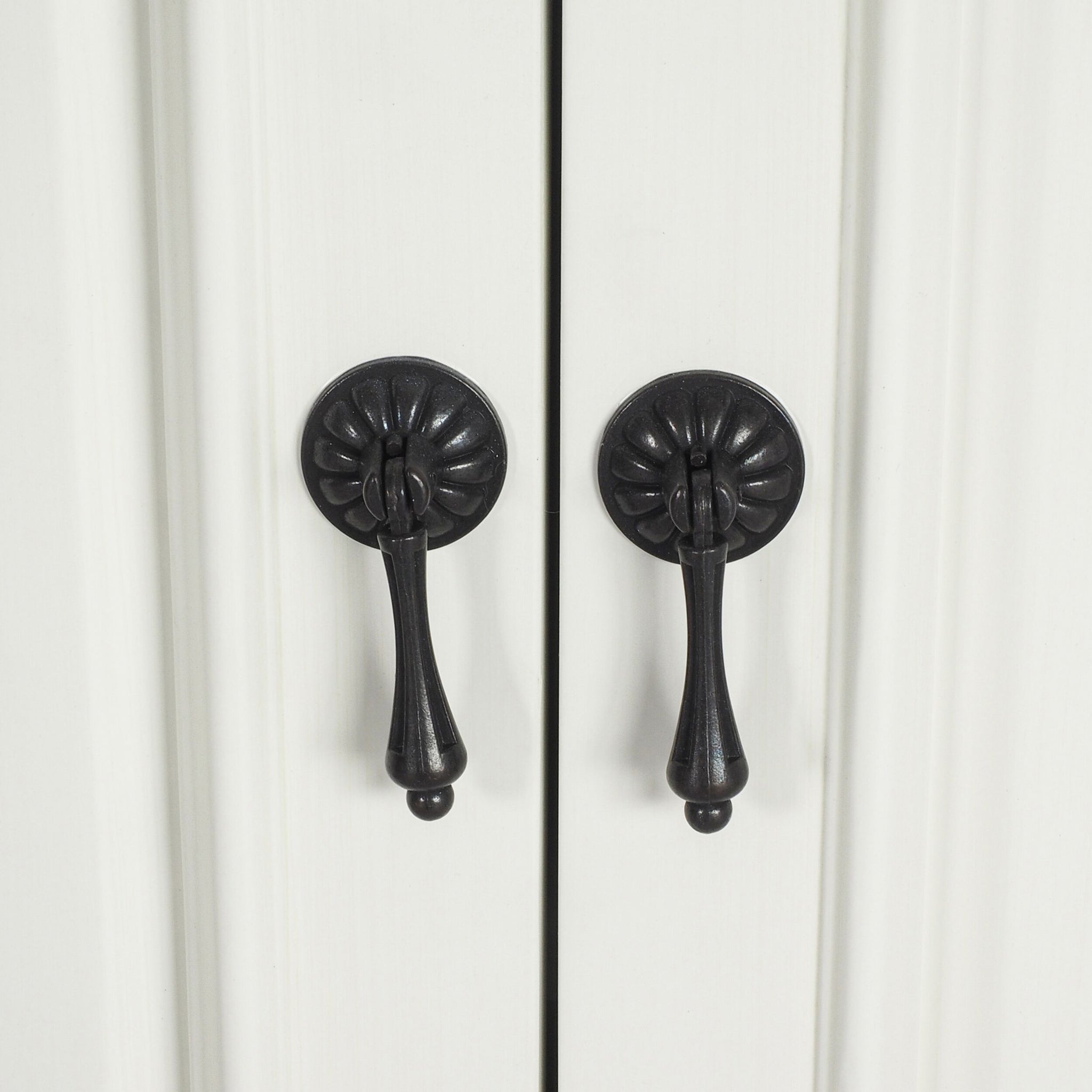 Rosette Granite Top Double Vanity White 1550mm