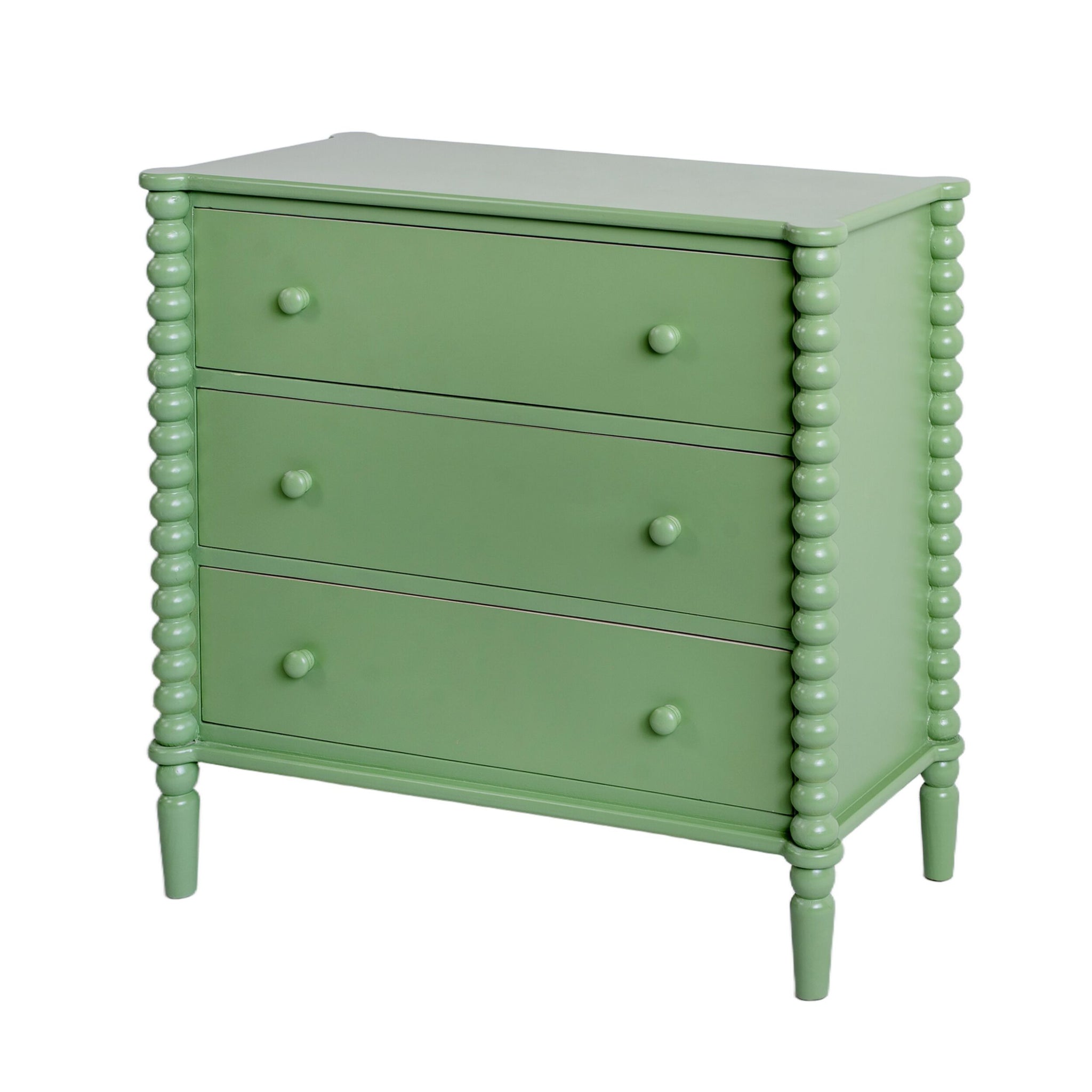 Maisie 3 Drawer Chest Green