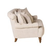 Ariane 3 Seater Sofa Natural Linen