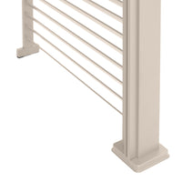 Sanctuary Aluminium Slatted Panel Taupe for Pergola