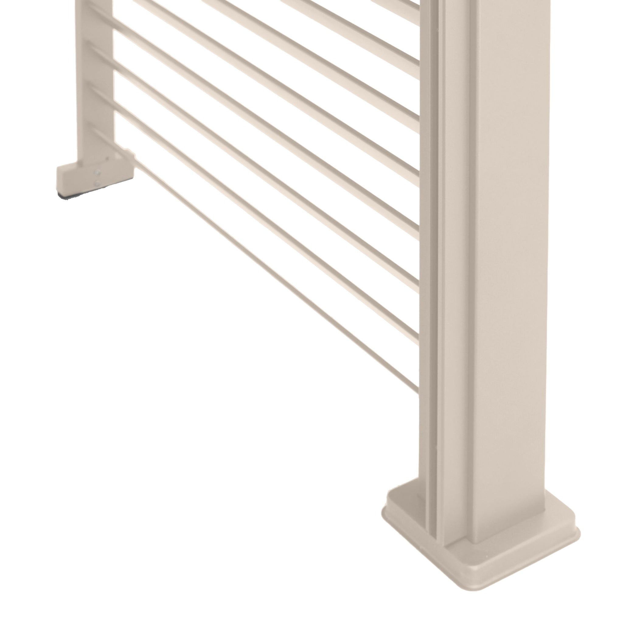 Sanctuary Aluminium Slatted Panel Taupe for Pergola