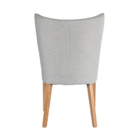 Conlen Dining Chair Grey & Natural Timber