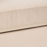Stitch 2 Seater Velvet Sofa Taupe