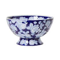 Celadon Tapestry Floral Bowl 29x29x17cm