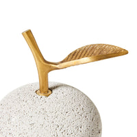 Naxian Apple Concrete With Brass Leaf