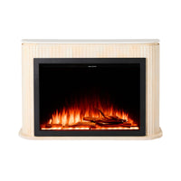 Deva Fireplace Natural with Insert Package