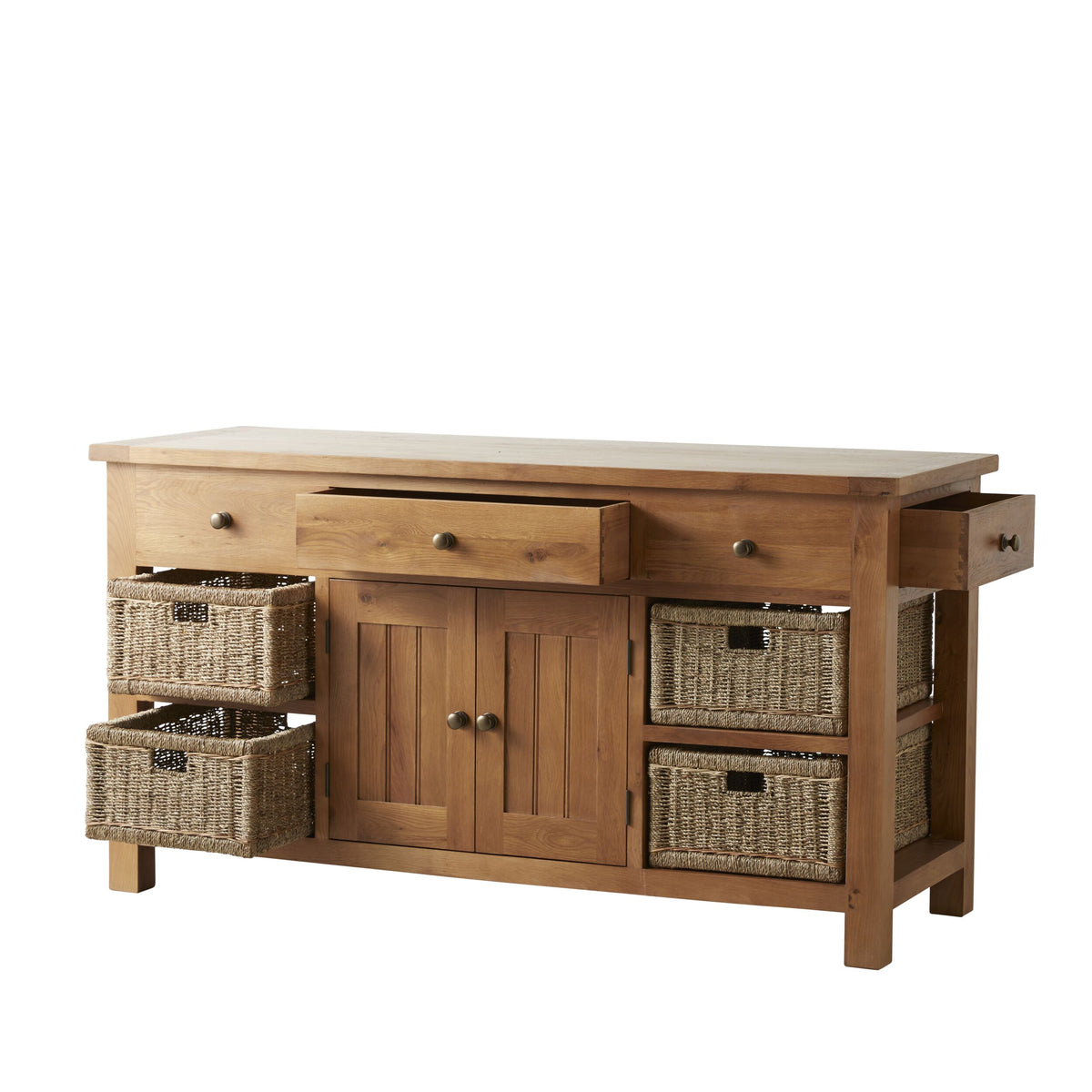 Oakford Workbench - Oak Timber Top 168 x 62 x 90cm