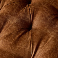 Ariane 3 Seater Faux Leather Sofa Pellini Tan