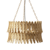 Plume Feather Tiered Chandelier