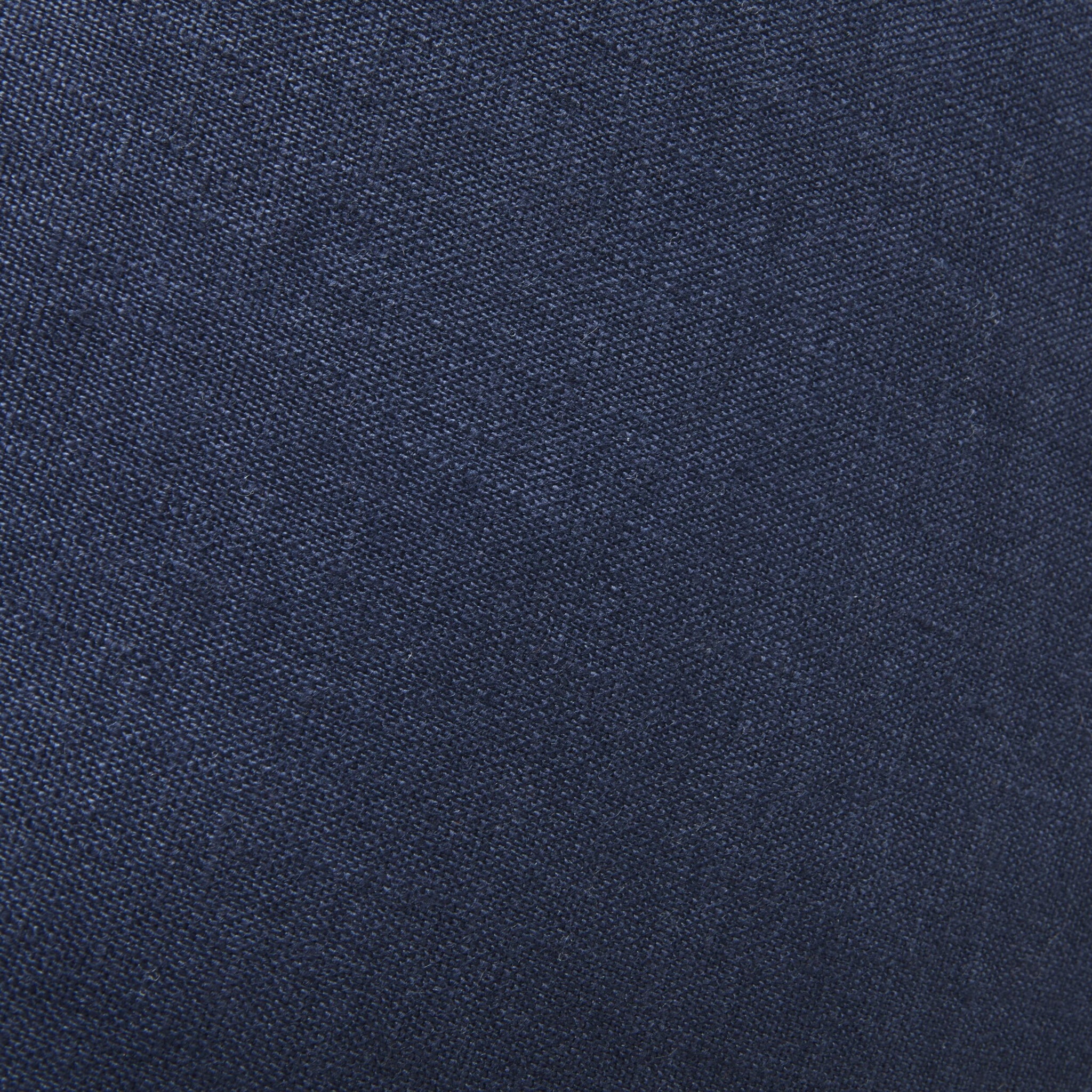 Hamptons French Linen Cushion Washed Navy 50x50cm