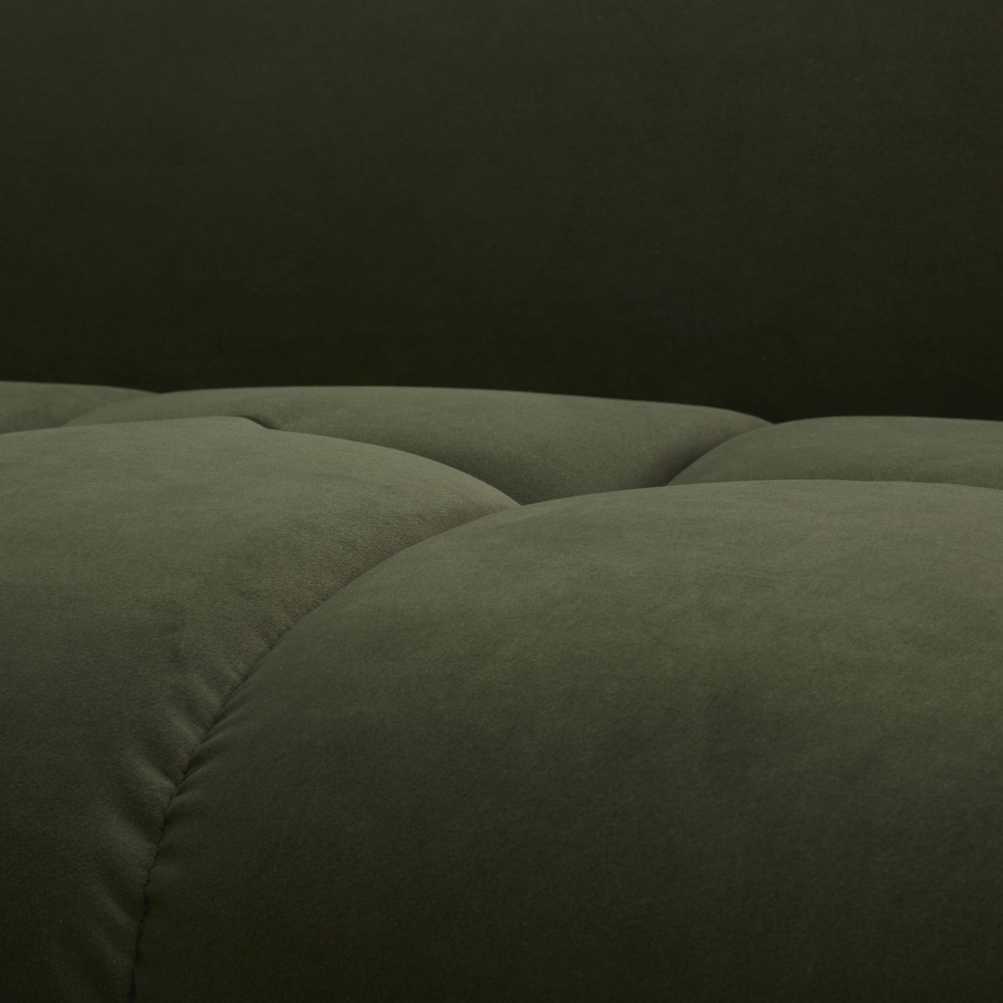 Alexis 2.5 Seater Velvet Sofa Eucalyptus