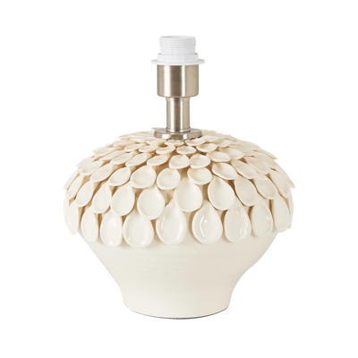 Petra Table Lamp White Base Only 24x18cm