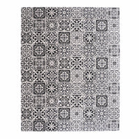 Carrelage Black Tile Hand Woven Rug 300x240cm