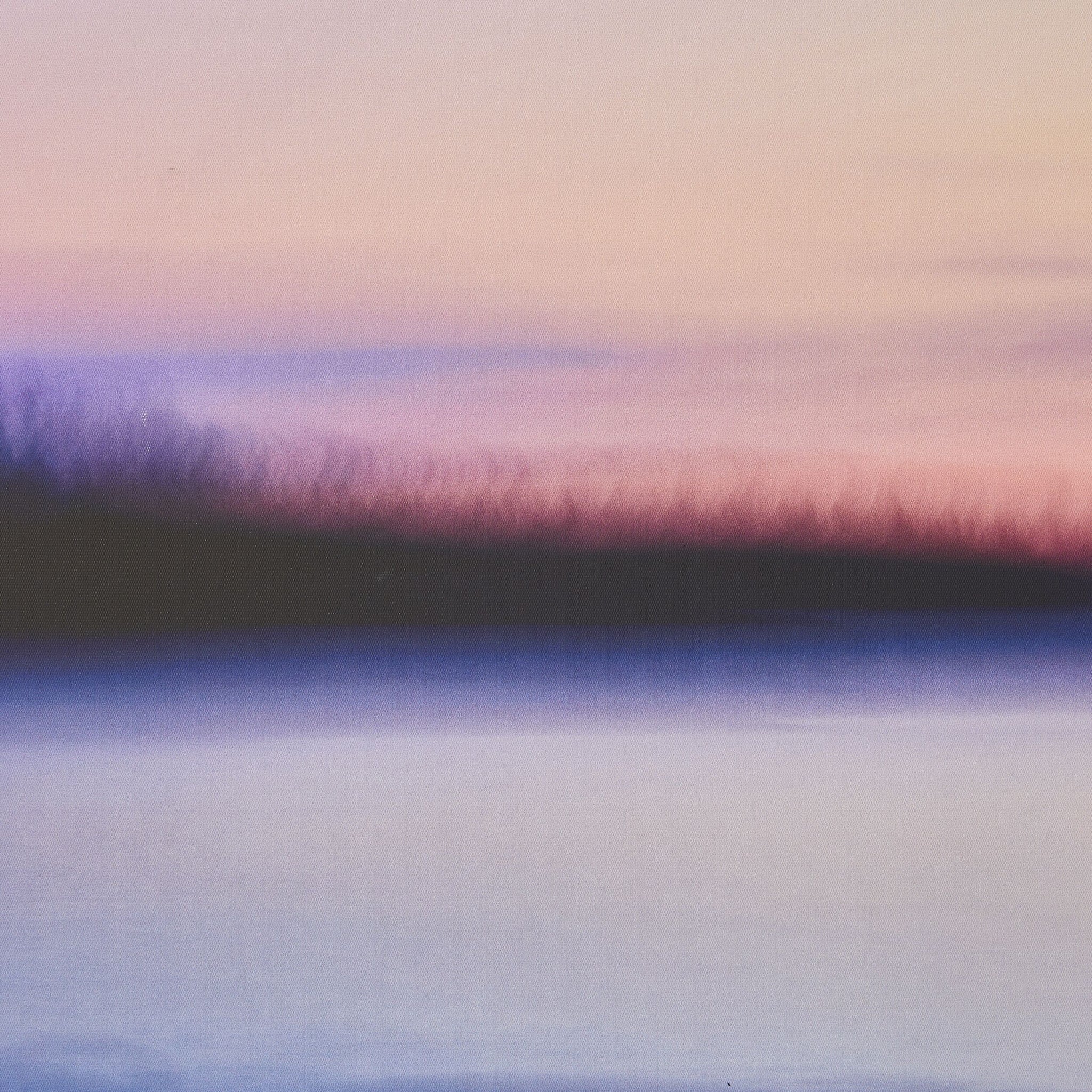 Dusking Framed Canvas Print 60x60cm