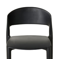 Poppy Bar Stool Black