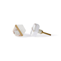 Ara Twin Geo Knob with Gold Detail 4.5cm