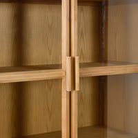 Marlie Elm Display Cabinet